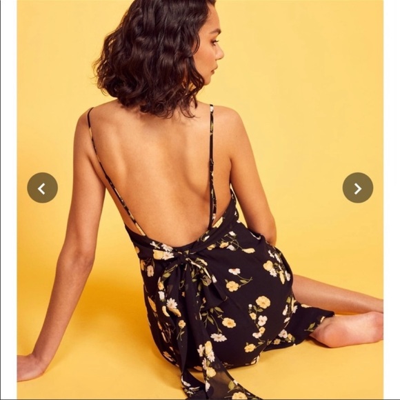 (SOLD) Reformation Dietrich Midi Dress - Picture 6 of 12